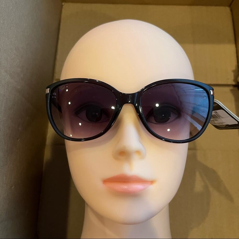 Revlon Oversized Sunglasses Black Gold